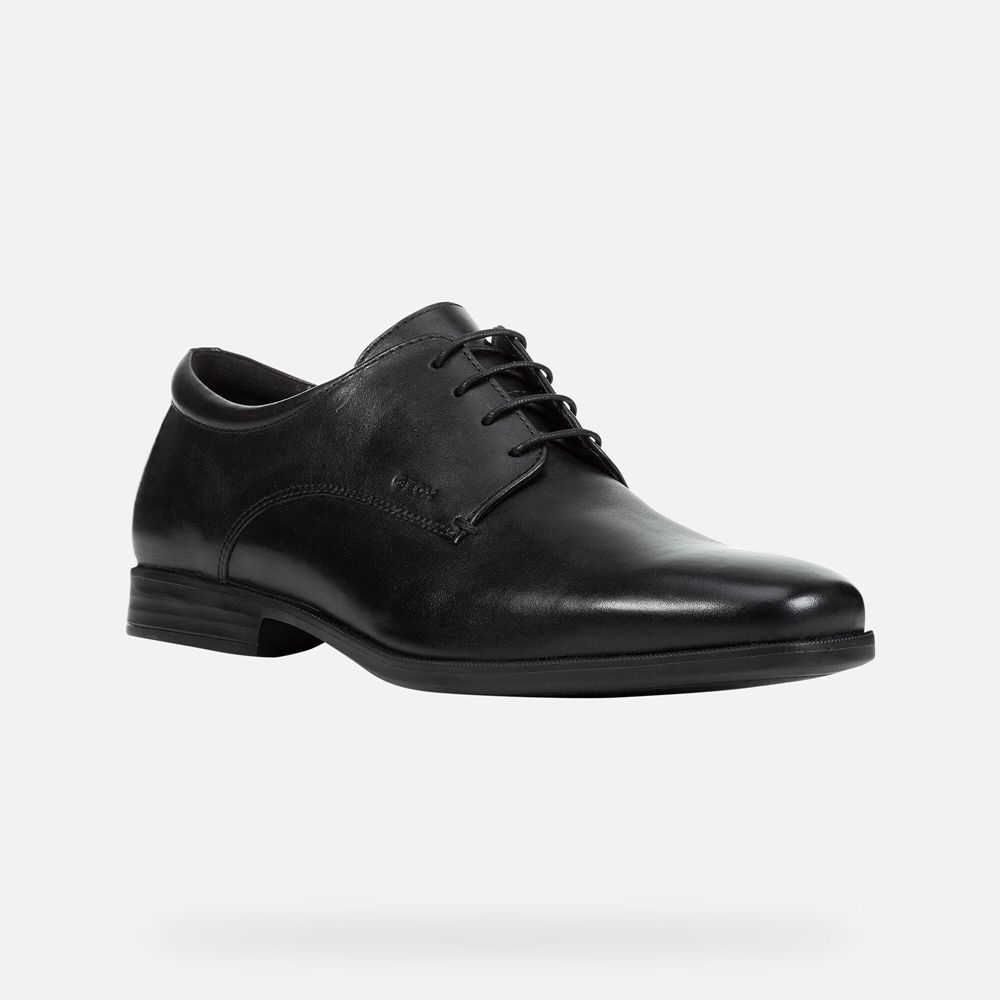 Sapatos Formais Geox Homem Pretas - Calgary - VUFMR3762